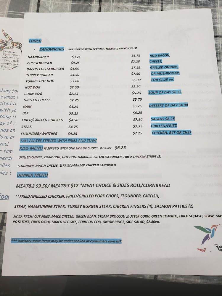 Cruell's Country Menu image 3