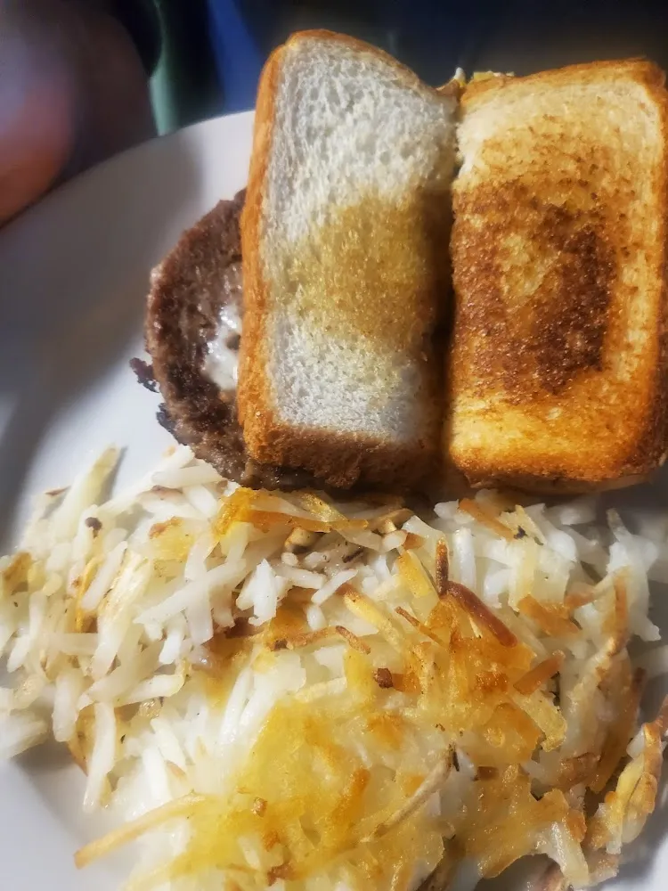 Sausage Melt with Hashbrowns